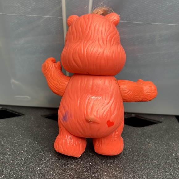 Vintage 1980s Cheer Bear care Bear figure - Picture 5 of 5